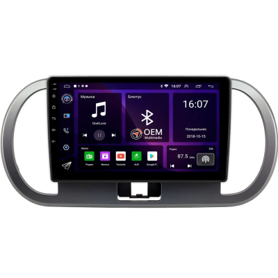 Штатная магнитола OEM RK9-1730 для Nissan Moco 2 2006-2011 (темно-серая) на Android 10 (CarPlay, AHD, 1/32)