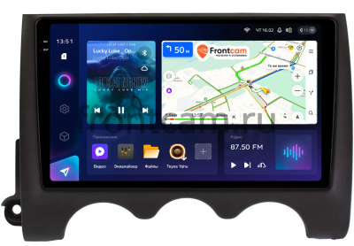 Штатное головное устройство Mitsubishi Pajero Mini 2 2008-2012 Teyes CC3 2K 360 6/128 9.5 дюймов RM-9-1737 на Android 10 (4G-SIM, DSP, QLed)