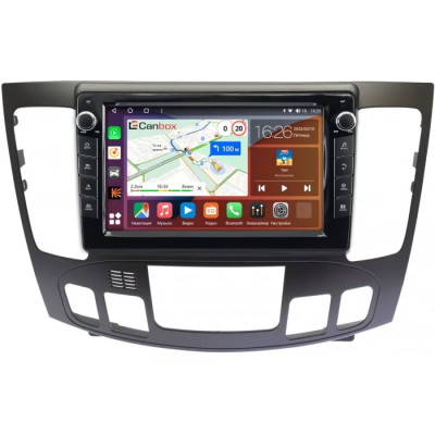 Штатная магнитола Canbox H-Line 7822-9336 для Hyundai Sonata 5 (NF) 2008-2010 (авто с климат-контролем) на Android 10 (4G-SIM, 4/32, DSP, IPS) С крутилками