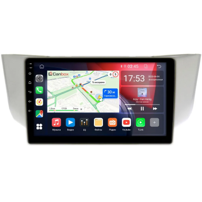 Штатная магнитола Toyota Harrier 2 (XU30) 2003-2013 Canbox RS9-9161 1.5/32 Android 10 (IPS, DSP, CarPlay)