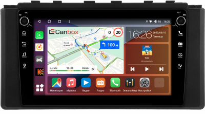 Штатная магнитола Subaru BRZ 2 2020-2024 Canbox H-Line 7804-9-0613 на Android 10 (4G-SIM, 6/128, DSP, IPS) С крутилками