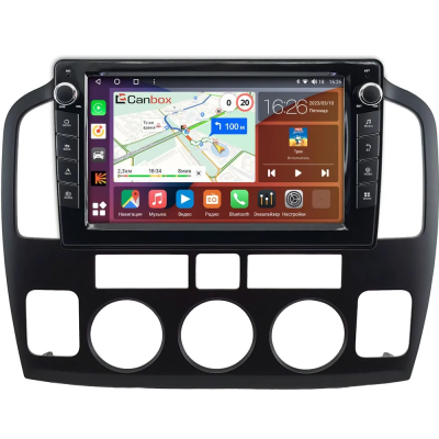 Штатная магнитола Suzuki Grand Vitara XL-7 2003-2006 (черная) Canbox H-Line 7823-9-0619 на Android 10 (4G-SIM, 4/64, DSP, IPS) С крутилками