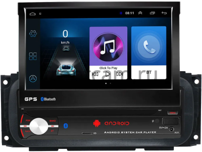 1 DIN штатная магнитола Jeep Cherokee 3 (KJ), Grand Cherokee 2 (WJ), Liberty (North America), Wrangler 2 (TJ) 1996-2006 OEM RS001-RP-11-014-298 на Android 9