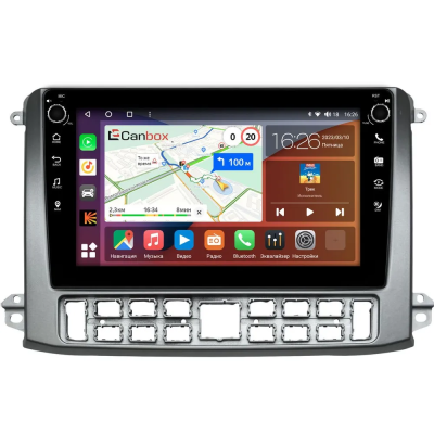 Штатная магнитола GAZ Газел НН (Gazele NN) (серебренная) Canbox H-Line 7808-10-0552 на Android 10 (4G-SIM, 6/128, DSP, QLed) С крутилками