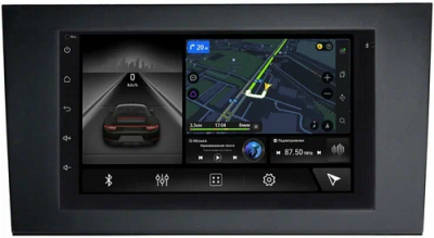 Магнитола в штатное место 2 din Audi A4 (B6, B7), S4 (B6), S4 (B7), RS4 (B7) (2000-2009) Canbox M-Line 9863-RP-AD4WD-161 на Android 10 (4G-SIM, 2/32, DSP) (173х98)