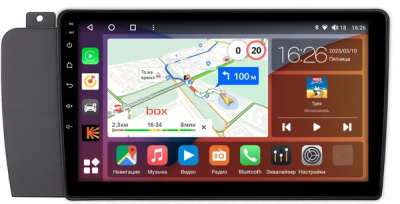 Штатная магнитола Canbox H-Line 3792-9-1514 для Volvo S60, V70 2, XC70 2004-2007 на Android 10 (4G-SIM, 4/64, DSP, QLed)
