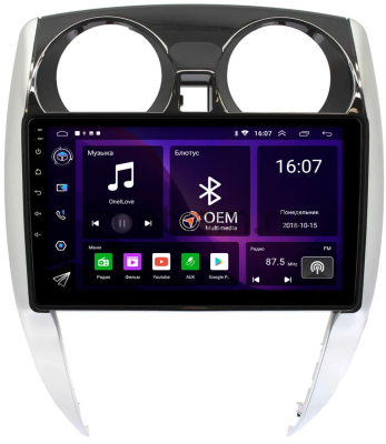 Штатная магнитола Nissan Note 2 2012-2020 Canbox RS10-539 1.5/32 на Android 10 (IPS, DSP, CarPlay)