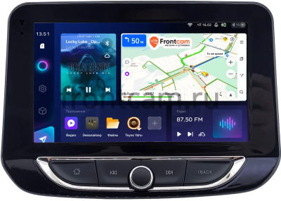 Штатное головное устройство Chevrolet Tracker 4 2019-2024 (с климат-контролем) Teyes CC3 2K 360 6/128 9.5 дюймов RM-9-2472 на Android 10 (4G-SIM, DSP, QLed)