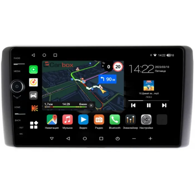 Штатная магнитола Nissan Leaf 2010-2017 Canbox M-Line 7840-9-NI127N Android 10 (4G-SIM, 2/32, DSP, QLed)