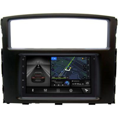 Магнитола в штатное место 2 din Mitsubishi Pajero 4 2006-2024 Canbox Logic-i3 5731-RP-MMPJ7Xc-24 на Android 11 (4G-SIM, 6/128, DSP, QLed, 360)