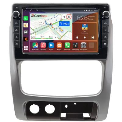 Штатная магнитола Canbox M-Line 7821-9-0046 для Jeep Cherokee 3 (KJ), Liberty (North America) 2001-2007 (серебренная) на Android 10 (4G-SIM, 2/32, DSP, IPS) С крутилками