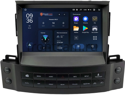 Штатное головное устройство Lexus LX 570 2007-2015 (Вид 3, Тип A, can BSJ) Teyes CC3L WIFI 2/32 9 дюймов RM-9-2121 на Android 8.1 (DSP, IPS, AHD)