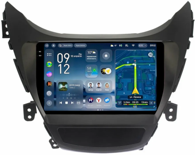 Штатное головное устройство Teyes CC4 Pro 2K 8/128 9.5 дюймов RM-9113 для Hyundai Elantra 5 (MD), Avante 5 2010-2015 на Android 13 (4G-SIM, DSP, QLed, AI)