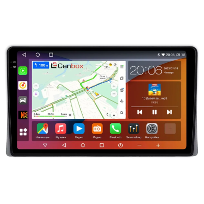 Штатная магнитола Toyota 4Runner 4, Hilux Surf 2002-2009 Canbox EVO 2K 5833-9-1938 на Android 14 (4G-SIM, 16/512, DSP, QLed, AI, 360)
