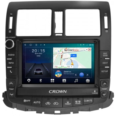 Toyota Crown (S200) 2008-2012 (Для авто c монитором и DVD) Canbox L-Line 4169-9-5377 на Android 10 (4G-SIM, 2/32, TS18, DSP, QLed)