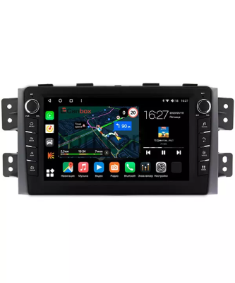 Штатная магнитола Kia Mohave 2008-2016 Canbox M-Line 7831-9142 на Android 10 (4G-SIM, 2/32, DSP, IPS) С крутилками