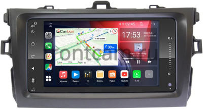 Магнитола в штатное место 2 din Toyota Corolla (E150) 2006-2013 Canbox RS6901-RP-TYCV14XW-05 на 1.5/32 Android 10 (IPS, DSP, CarPlay)