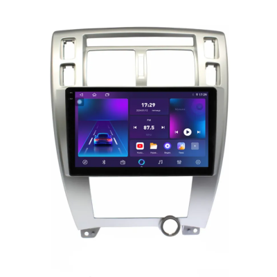 Магнитола для Hyundai Tucson 2006-2013 серебристая Parafar на Андроид 13.0 PF886LUX1RN2K