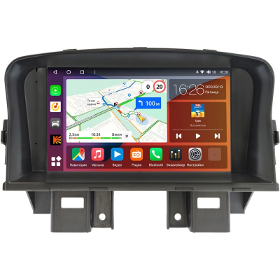 Магнитола в штатное место 2 din Chevrolet Cruze 2008-2012 (взамен верхнего экрана) Canbox Logic-i3 5731-RP-098-472 на Android 11 (4G-SIM, 6/128, DSP, QLed, 360)