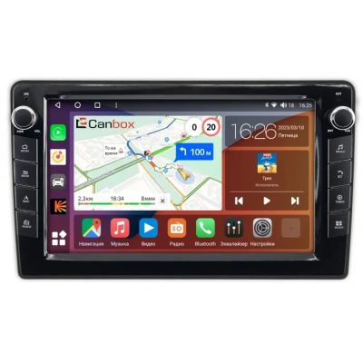 Штатная магнитола Lada Granta, Granta Sport, Kalina 2 2013-2018 Canbox H-Line 7824-9146 на Android 10 (4G-SIM, 6/128, DSP, IPS) С крутилками