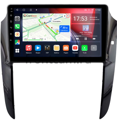 Штатная магнитола Toyota Ipsum (M20) 2001-2009 (Тип A, черная, глянцевая) Canbox L-Line 4167-9-2157 на Android 10 (4G-SIM, 3/32, TS18, DSP, QLed)