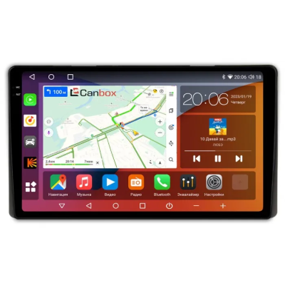 Штатная магнитола Canbox H-Line 2K 4186-9-107 для Toyota (для комплектации с магнитолой 130x230mm, глянцевая) Тип2 на Android 10 (4G-SIM, 8/256, DSP, QLed)