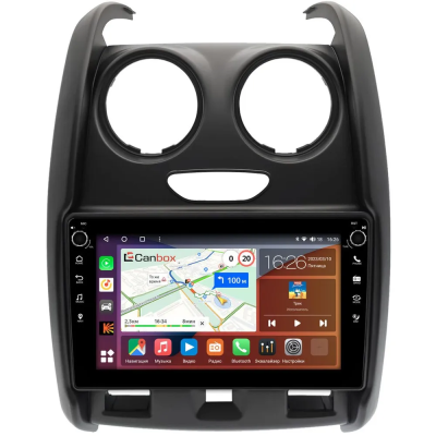 Штатная магнитола Canbox H-Line 7803-9-0284 для Lada Largus 2021-2025 (матовая) на Android 10 (4G-SIM, 4/64, DSP, IPS) С крутилками