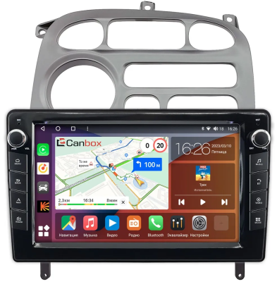 Штатная магнитола Hyundai Starex, H1 2000-2007 (серая) Canbox H-Line 7824-9-0292 Android 10 (4G-SIM, 6/128, DSP, IPS) С крутилками