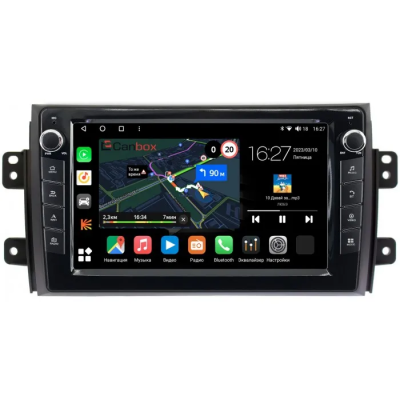 Штатная магнитола Suzuki SX4 2006-2014 Canbox M-Line 7821-9035 на Android 10 (4G-SIM, 2/32, DSP, IPS) С крутилками