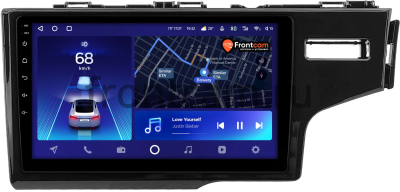Штатное головное устройство Honda Fit 3 2013-2020 (глянцевая, правый руль) Teyes CC2 PLUS 4/32 9 дюймов RM-9-0511 на Android 10 (4G-SIM, DSP, QLed)
