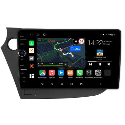 Штатная магнитола Canbox M-Line 7841-9-303 для Honda Insight 2 2009-2014 (левый руль) на Android 10 (4G-SIM, 4/64, DSP, QLed)