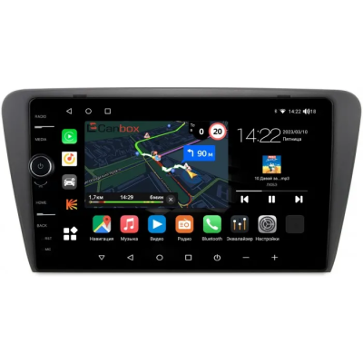 Штатная магнитола Canbox M-Line 7850-1048 для Skoda Octavia A7 2013-2020 (глянцевая) на Android 10 (4G-SIM, 2/32, DSP, QLed)