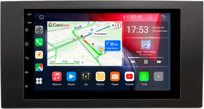 Магнитола в штатное место 2 din Ford Kuga, Fiesta, Fusion, Focus, Mondeo Canbox 4/64 на Android 10 (GTR7-RP-FRFC-35) (IPS, DSP, CarPlay)
