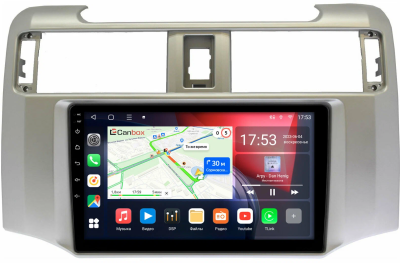 Toyota 4Runner 5 2009-2024 Canbox L-Line 4296-9380 на Android 10 (4G-SIM, 6/128, TS18, DSP, QLed)