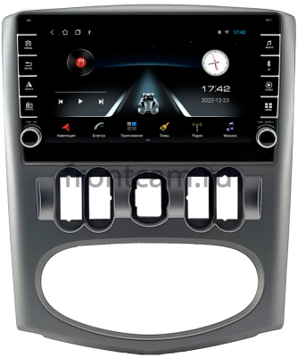 Renault Logan 2009-2015 (серая, Тип 1) Canbox BGT9-0740 2/32 Android 10 (IPS, DSP, CarPlay)
