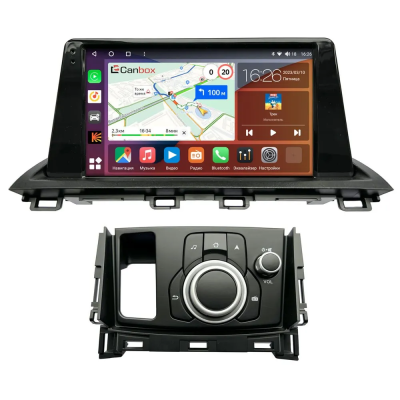 Штатная магнитола Mazda CX-4 2016-2024 Canbox EVO 2K 5833-9-2781 на Android 14 (4G-SIM, 16/512, DSP, QLed, AI, 360)