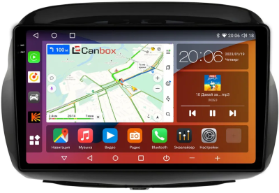 Штатная магнитола Honda Edix, FR-V 2004-2009 Canbox H-Line 2K 4187-10-0211 на Android 10 (4G-SIM, 8/256, DSP, QLed)
