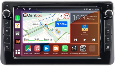 Штатная магнитола Canbox H-Line 7826-10-1210 для Nissan Almera (N16), Sentra 5 (B15) 1999-2006 на Android 10 (4G-SIM, 4/32, DSP, QLed) С крутилками