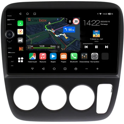 Штатная магнитола Honda CR-V 1995-2001 Canbox M-Line 7841-9167 на Android 10 (4G-SIM, 4/64, DSP, QLed)