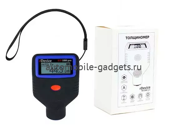 rDevice RD-1000 pro Профессиональный толщиномер c датчиком оцинковки и самокалибровкой