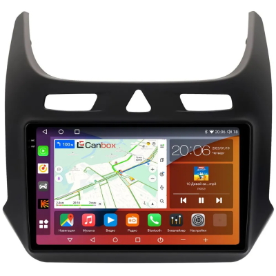 Штатная магнитола Canbox EVO 5810-9-0560 для Ravon R4 2016-2020 (черная, матовая) на Android 14 (4G-SIM, 4/64, DSP, QLed, AI, 360)