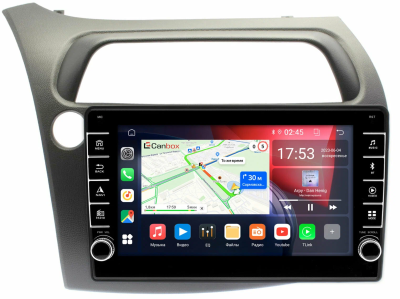 Штатная магнитола Canbox BGTR9-HO107N для Honda Civic 8 5D 2005-2012 (левый руль, хэтчбэк) 4/64 Android 10 (IPS, DSP, CarPlay)