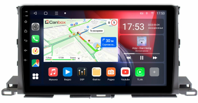 Штатная магнитола Toyota Highlander 3 (U50) 2013-2019 Canbox RS10-1035 1.5/32 Android 10 (IPS, DSP, CarPlay)