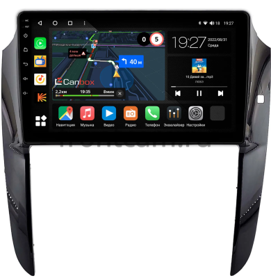 Штатная магнитола Toyota Ipsum (M20) 2001-2009 (Тип A, черная, глянцевая) Canbox M-Line 4544-9-2157 на Android 10 (4G-SIM, 2/32, DSP, QLed)