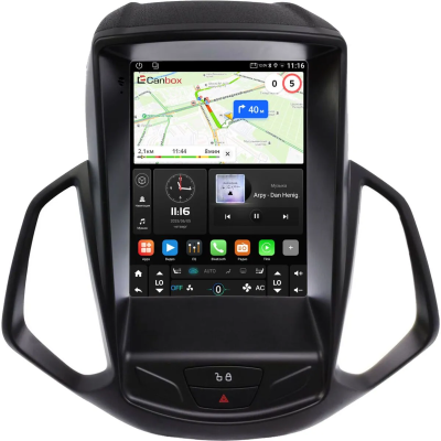 Штатное головное устройство Ford Ecosport 2014-2018 Canbox M-Line (Tesla style) 9.7 дюймов 4/64 5622-1312-18 на Android 10 (4G-SIM, DSP, QLed)