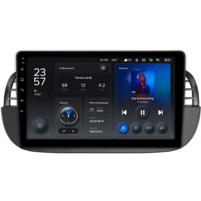 Штатное головное устройство Fiat 500 2 2007-2015 Teyes X1 WIFI 2/32 9 дюймов RM-9-1394 на Android 8.1 (DSP, IPS, AHD)
