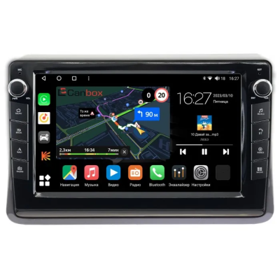 Штатная магнитола Canbox M-Line 7825-10-197 для Toyota Esquire, Noah 3 (R80), Voxy 3 (R80) 2014-2022 на Android 10 (4G-SIM, 2/32, DSP, QLed) С крутилками