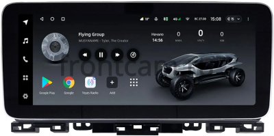 Штатная магнитола Kia K3 2 2018-2024 12.3 дюйма Teyes LUX ONE (Round Corner) 6/128 RM-0180 на Android 10 (4G-SIM, 6/128, DSP, QLed) Mercedes Style