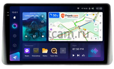 Штатное головное устройство Toyota Ist 2 2007-2016 Teyes CC3 2K 6/128 9.5 дюймов RM-9-1943 на Android 10 (4G-SIM, DSP, QLed)
