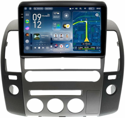 Штатное головное устройство Teyes CC4 Pro 2K 8/128 9.5 дюймов RM-9-1424 для Nissan Navara 3 (D40), Pathfinder 3 2004-2014 (для авто с навигацией) на Android 13 (4G-SIM, DSP, QLed, AI)